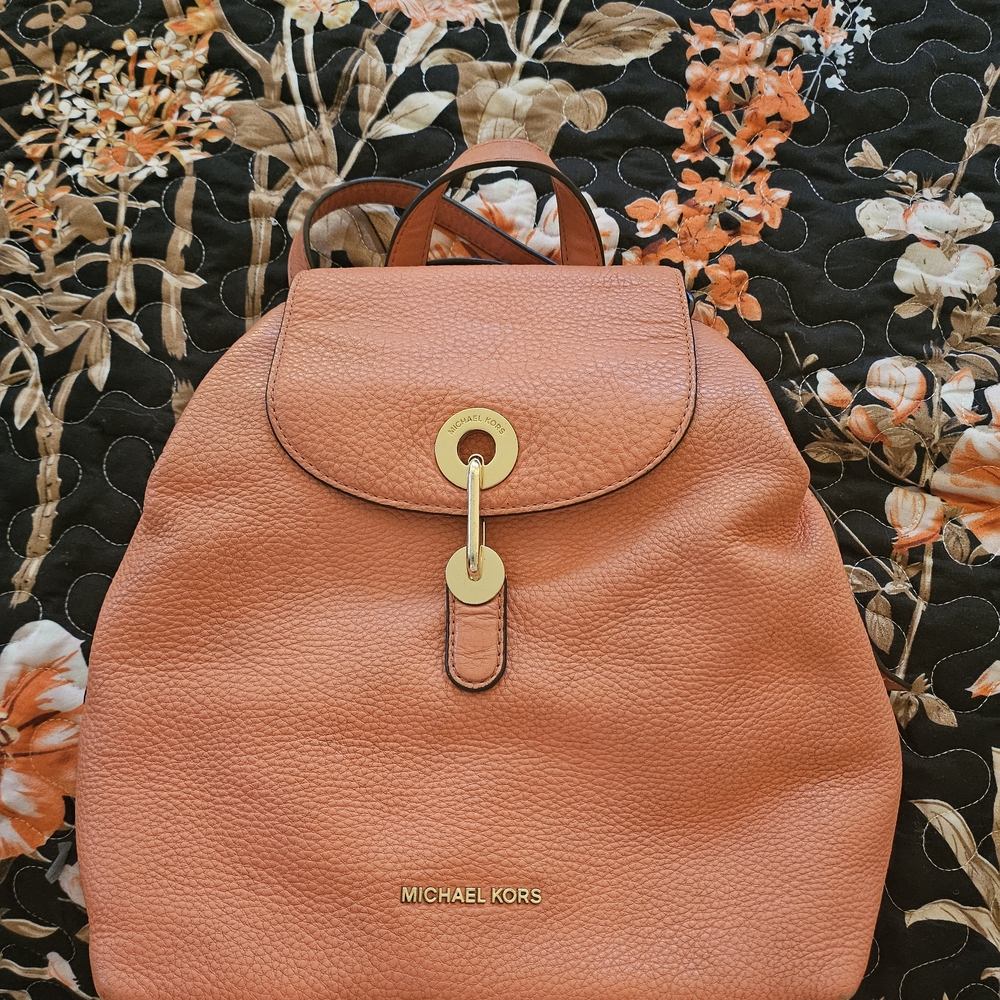 Michael Kors Coral Backpack
